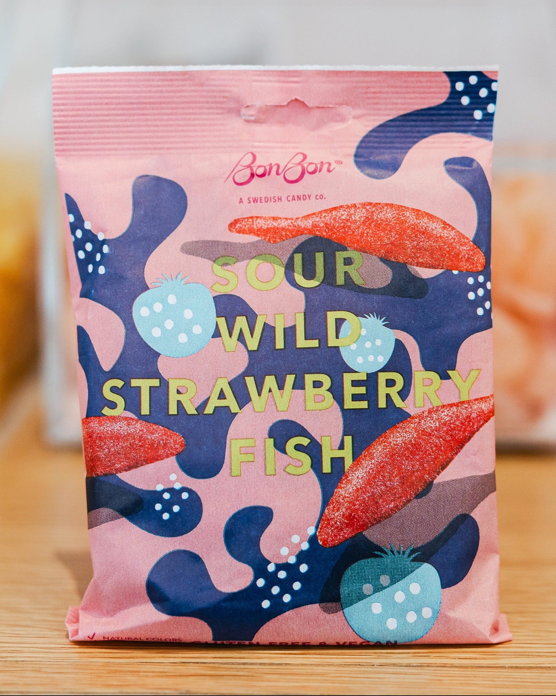 BonBon's Sour Wild Strawberry Fish
