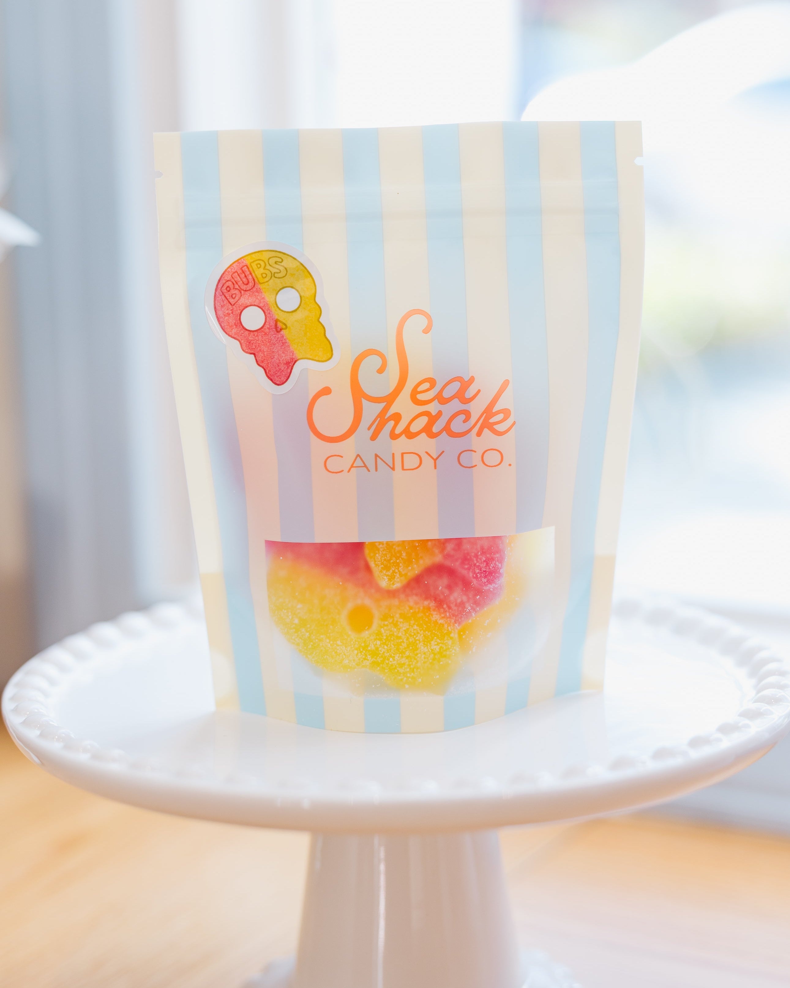 Bubs Lemon Raspberry Sour Skulls