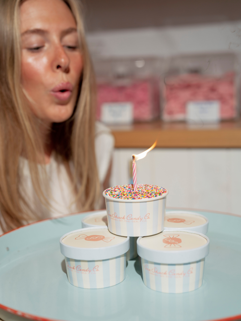 Sea Shack's Birthday Dot Cake Box