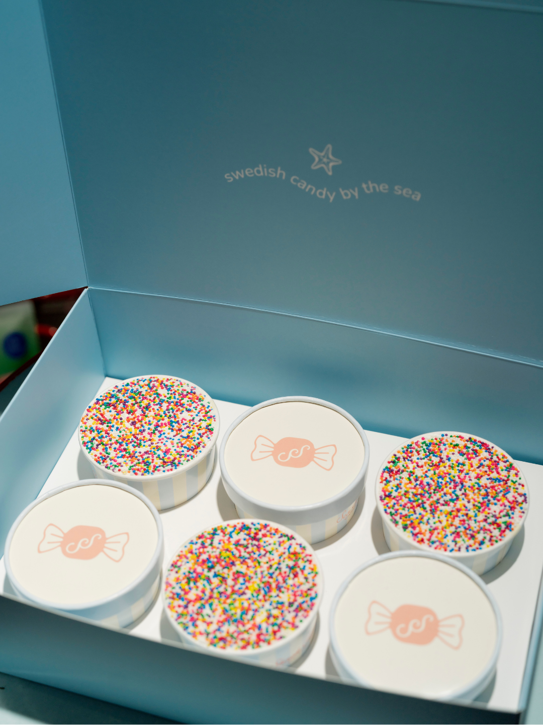 Sea Shack's Birthday Dot Cake Box